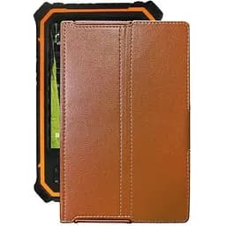 Чохол StatusCASE з екошкіри для планшету Hugerock T80V2 Коричневий