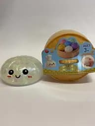 Антистрес Dumpling Пельмень великий глітер Bun Glitter в пароварці  білий з  блискітками A-Toys - мініатюра 2