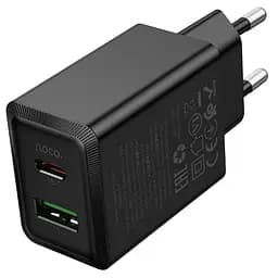 МЗП Hoco N71 Nuevo PD30W+QC3.0 (1USB-A/1C) Black - мініатюра 3