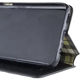 Шкіряний чохол-книжка Getman Cubic PU для Realme 11 4G Чорний - мініатюра 6