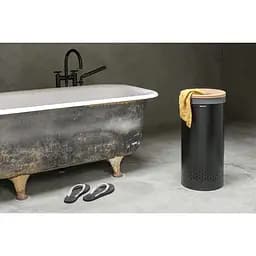 Бак для білизни Brabantia Laundry Bin чорний 35 л (120008) - мініатюра 6