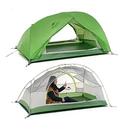 Намет двомісний Star River 2 Naturehike (NH17T012-T) — світло-зелений, Зелений - мініатюра 3