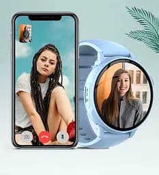 Дитячий смарт годинник-телефон Lemfo Y15 з GPS трекером, 4G SIM-картою, відеодзвінками, прослуховуванням, Wi-Fi та кнопкою SOS Чорний - мініатюра 5
