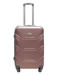 Валіза середня M ABS-пластик Milano bag 147M 66×46×29см 80л Рожеве золото - мініатюра 1