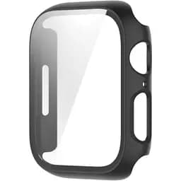 Чохол-накладка DK Пластик Soft-Touch Glass Full Cover для Apple Watch 45mm (black)