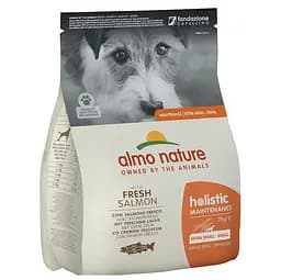 Сухий корм для дорослих собак малих порід Almo Nature Holistic Dog, XS-S, зі свіжим лососем, 2 кг (715)