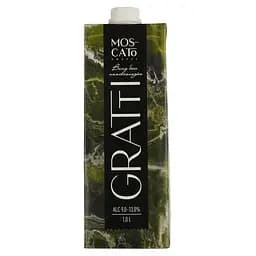 Вино Gratti Moscato белое полусладкое 1 л 