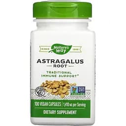 Корінь астрагалу Nature's Way Astragalus Root 470 мг 100 капсул