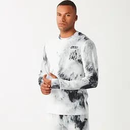 Реглан чоловічий Picture Organic Lhotse Printed Man XL Чорний-Білий