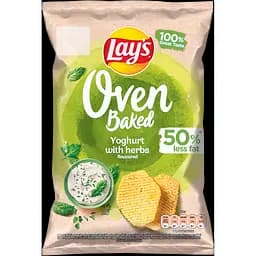 Чипси Lays Oven Baked зі смаком йогурту з травами 110 г (944157)