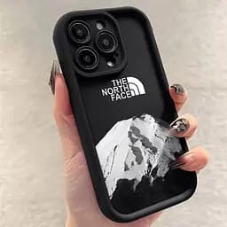 Чохол для iPhone 11 матовий The North Face, захисний, чорно-білий - мініатюра 2