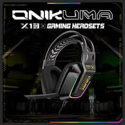 Ігрові навушники Onikuma X13 Black [122319] - мініатюра 5