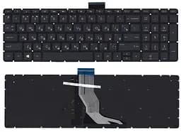 Клавіатура для ноутбука HP (15-BW 250 G6) Black з підсвічуванням (Light), (No Frame)
