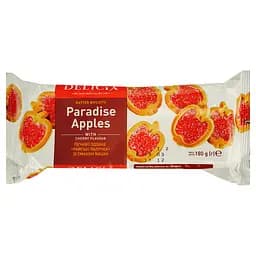 Печиво здобне Delicia Райські яблучка зі смаком вишні 180 г
