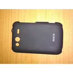 Чохол-накладка Rock for Htc Wildfire S A510e G13 пластиковий Naked Shell back cover black - мініатюра 4