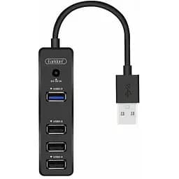 Хаб разветвитель Earldom Type-C на 4 Usb порты ET-Hub08 Usb 4 in 1 Hub