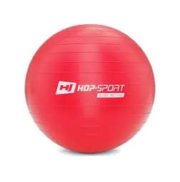 Фітбол Hop-Sport 85см червоний + насос 2020 - мініатюра 2