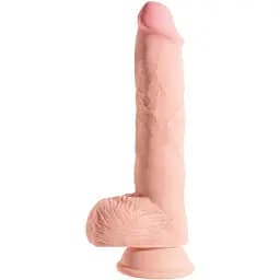 Фалоімітатор King Cock With Balls 10 Inch 25.4 см тілесний