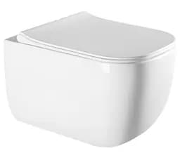 Унитаз подвесной Volle Mekko Rimless сиденье duroplast, white 1349.01000, Белый