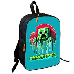 Рюкзак шкільний дитячий 36х27см Майнкрафт Кріпер «Minecraft» з принтом для хлопчика (00606)
