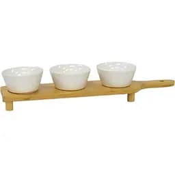 Набір соусників Ardesto Midori на підставці 110 мл 3 шт. (AR0925S)