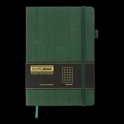 Блокнот діловий Buromax Color Tunes А5 96 арк. в клітинку обкладинка штучна шкіра зелений (BM.295100-04) - мініатюра 2