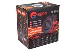Тепловентилятор керамічний теплова гармата Edon WAB-2000R 2000Вт - мініатюра 3