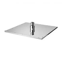 Верхній душ Paffoni Syncro King Quadro 300x300xh8 мм з тримачем 400 мм chrome ZSOF078CR + ZSOF063CR, Хром - мініатюра 3
