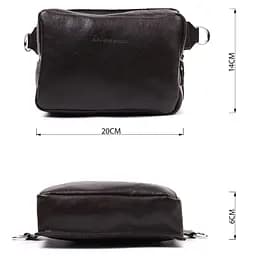 Чоловіча шкіряна сумка GRANDE PELLE 20,5х14,5х6,5 см sum0026532 - мініатюра 2