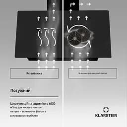 Витяжка Klarstein Alina 3.0 60 (10045347) - мініатюра 2