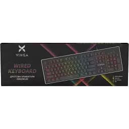 Клавіатура Vinga KBGSM120 Black [128781] - мініатюра 4