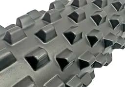 Масажний ролик EasyFit Grid Roller PRO 45 см Чорний (EF-2029-BK) - мініатюра 2