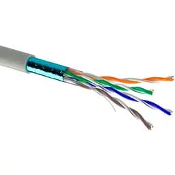 Кабель Одескабель КПВЕ-ВП (200) 4x2x0,51 (F/UTP-cat.5E), CU, екран., для внутр. робіт, 100м
