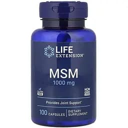 Метилсульфонилметан Life Extension MSM 100 капсул