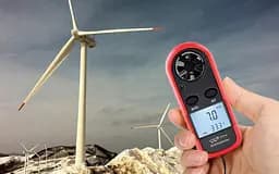 Анемометр цифровий 0,1-30 м/с, -10-45 °C WINTACT WT816 - мініатюра 8