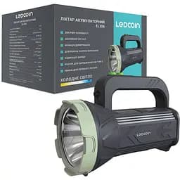 Акумуляторний ліхтар Ledcoin 7Вт сірий EL306 (80567)