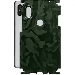 Захисна плівка StatusSKIN для Xiaomi Mi Mix 2s Корпус Вініл Камуфляж зелений