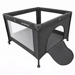 Манеж детский квадратный VELANO Cubo, dark grey