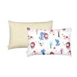 Набір наволочок Cosas Red riding hood 40х60 см бежевий (SetPillow_RedRidingHood_DotsBeige_40х60)