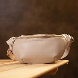 Шкіряна сумка на пояс Grande Pelle 30х13х7 см sum0015034 - мініатюра 5