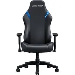 Крісло ігрове Anda Seat Luna Size L Black/Blue PVC (AD18-44-BS-PV) - мініатюра 9