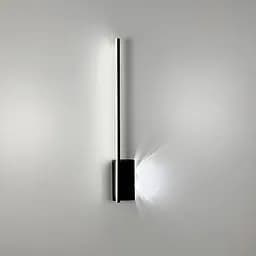 Бра у чорному корпусі із лінзами по правій стороні 60 см Арт. WJ 011/600 L BK Line F