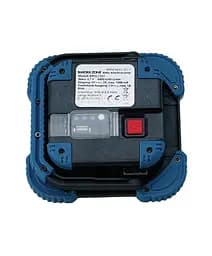 Прожектор акумуляторний з Powerbank Work Zone 49255 IP64, 2 порти USB, 2 режими освітлення, ударостійкий 1 шт. чорний (49255) - мініатюра 4