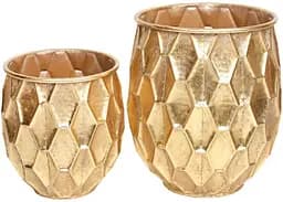 Набор 2 металлических кашпо Cornel BonaDi 22.5х22.5х24 см 928.5х28.5х31.5 см) dec0009019