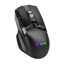 Комп'ютерна миша MiKESPN W13 E-Sports бездротова ігрова з акумулятором та підсвічуванням Bluetooth/Wireless Black