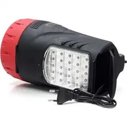 Ліхтар акумуляторний ручний 5W 25 LED 7200mAh 2000 м бічна світлова панель зарядка 220V - мініатюра 2