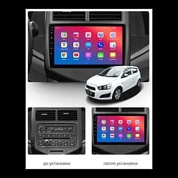 Штатний головний пристрій EasyGo CV913-G10 9 inch Chevrolet Aveo 2011-2018 Sonic 2011-2018 - мініатюра 2
