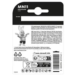 Батарейка Duracell MN11 6V спеціальна лужна A11 / 11A 1 шт. в упаковці (5007387) - мініатюра 3