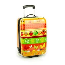 Дитяча валіза маленька S ABS-пластик Madisson Snowball 65018H 49×32×20см 25л Помаранчевий - мініатюра 1