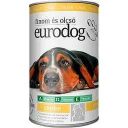 Влажный корм EuroDog Poultry для собак кусочки в желе с птицей 415 г